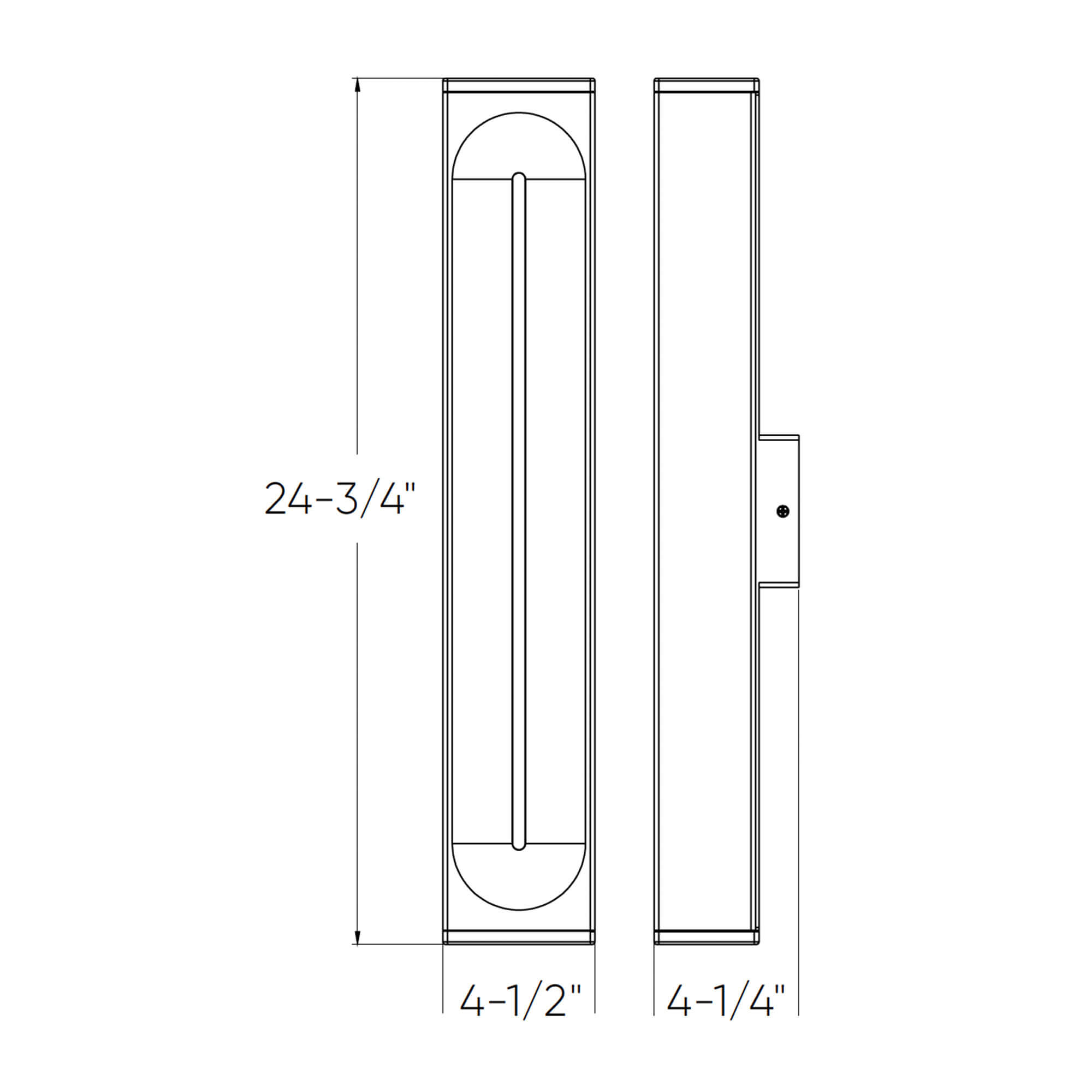 Specification Banner Pinpoint Wall Light - Large