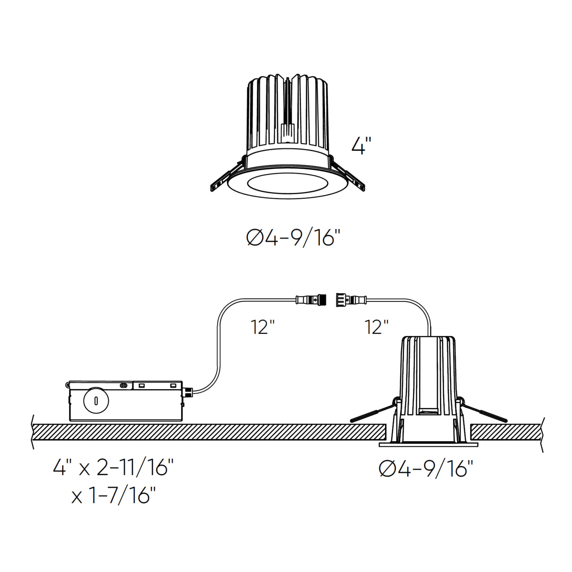 Specification Banner RGR4HP-CC-4” High Powered Regressed Downlight