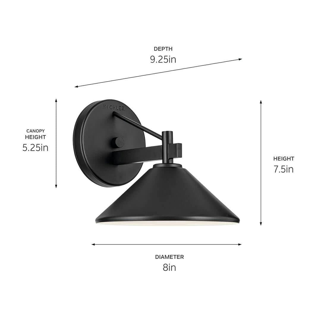 Specification Banner Ripley Outdoor Wall Light Small