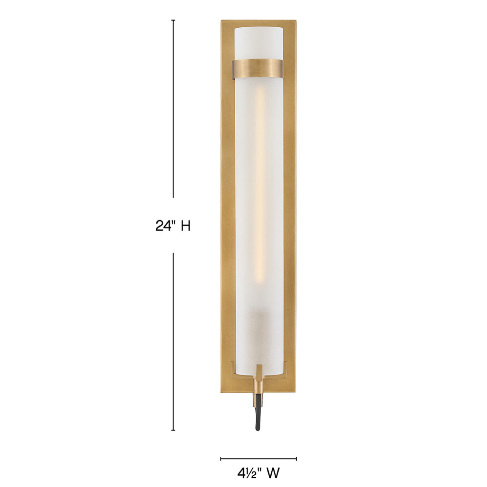 Specification Banner Ryden Tall Wall Sconce