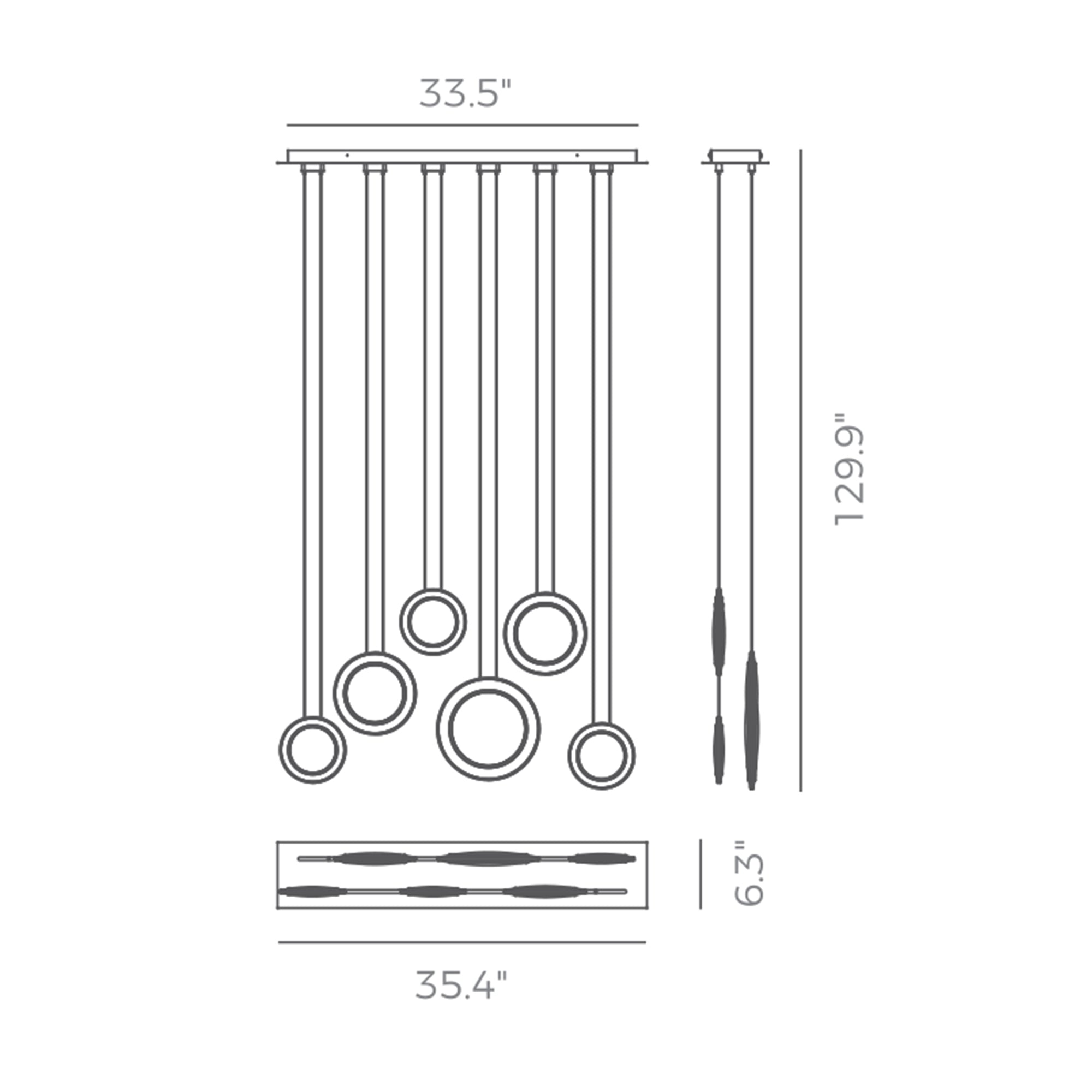 Specification Banner Saturn Linear Suspension 6 Light