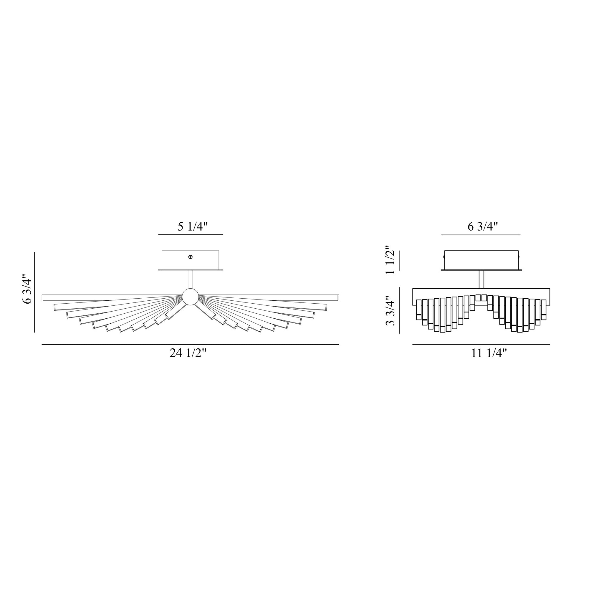 Specification Banner Seraph LED Flush Mount
