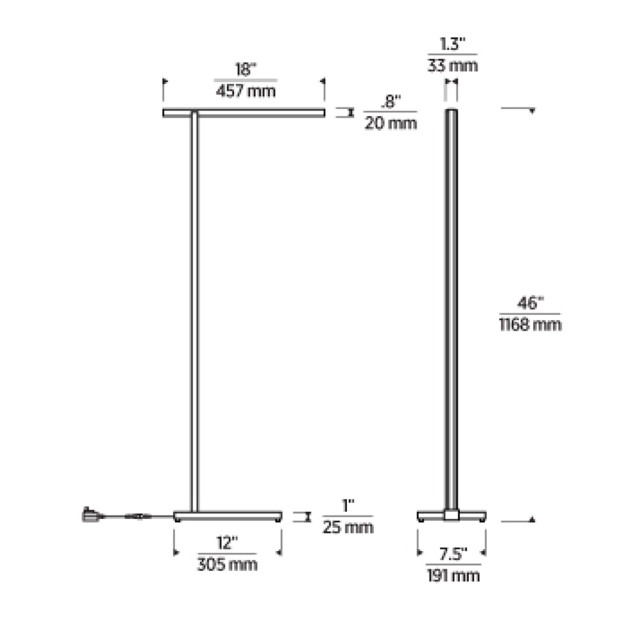 Specification Banner Stagger Floor Lamp Medium