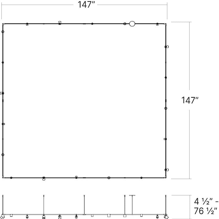 Specification Banner Suspenders 12’ x 12’ Path Square w/Precise & Power Precise