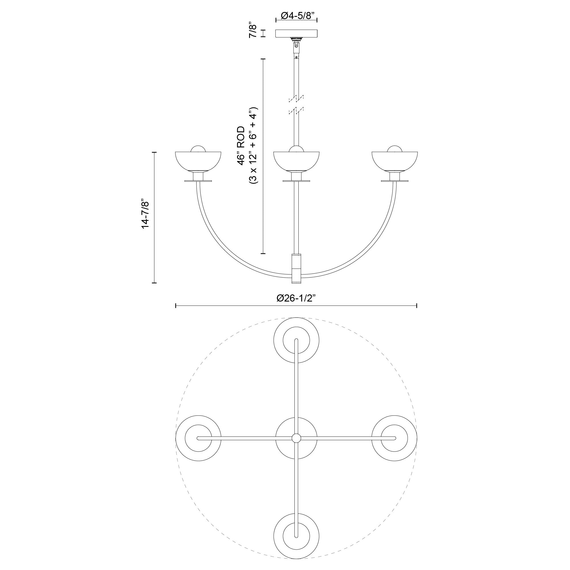 Specification Banner Sylvia Chandelier