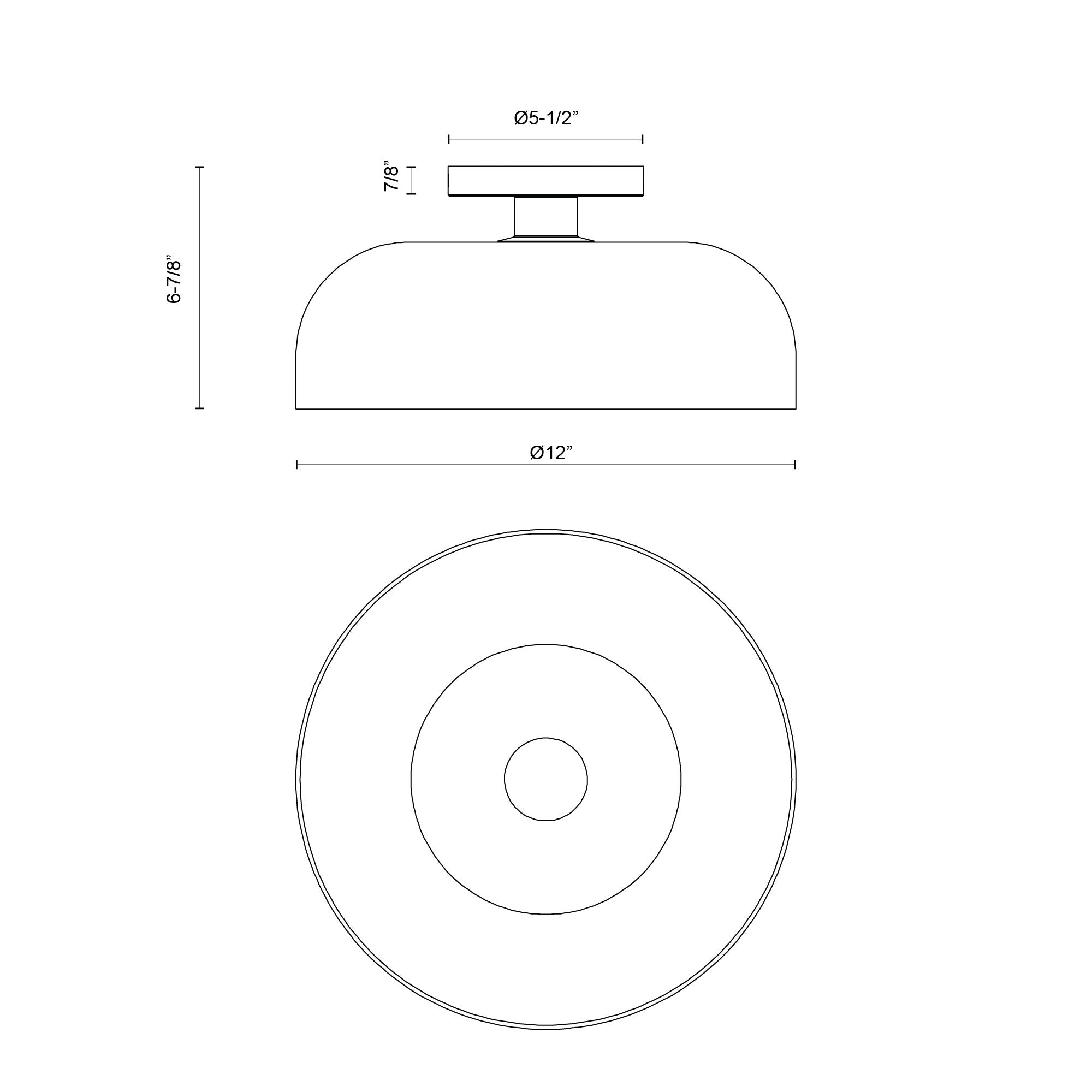 Specification Banner Sylvia Semi Flush Mount