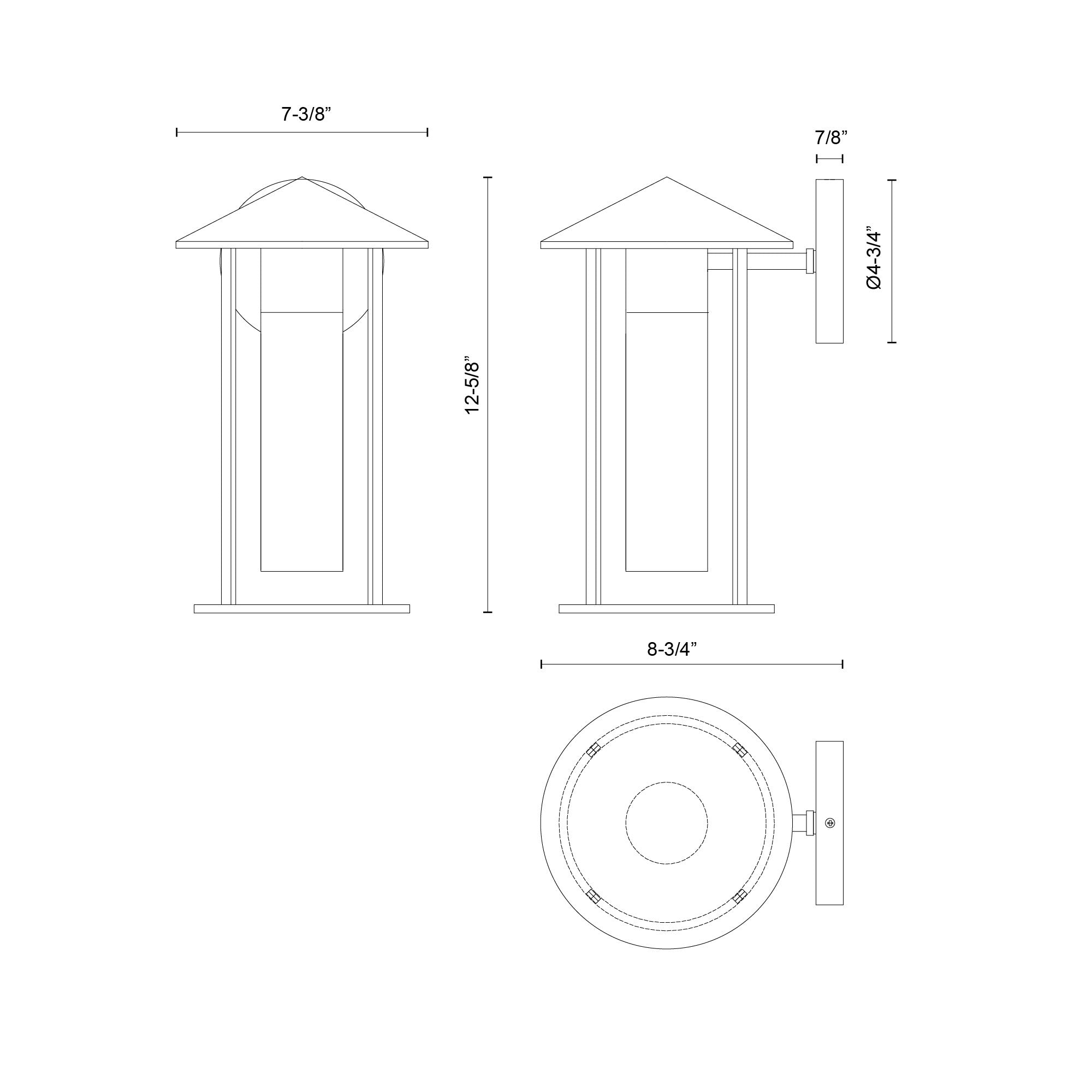 Specification Banner - Small - Tenko Outdoor Wall Sconce