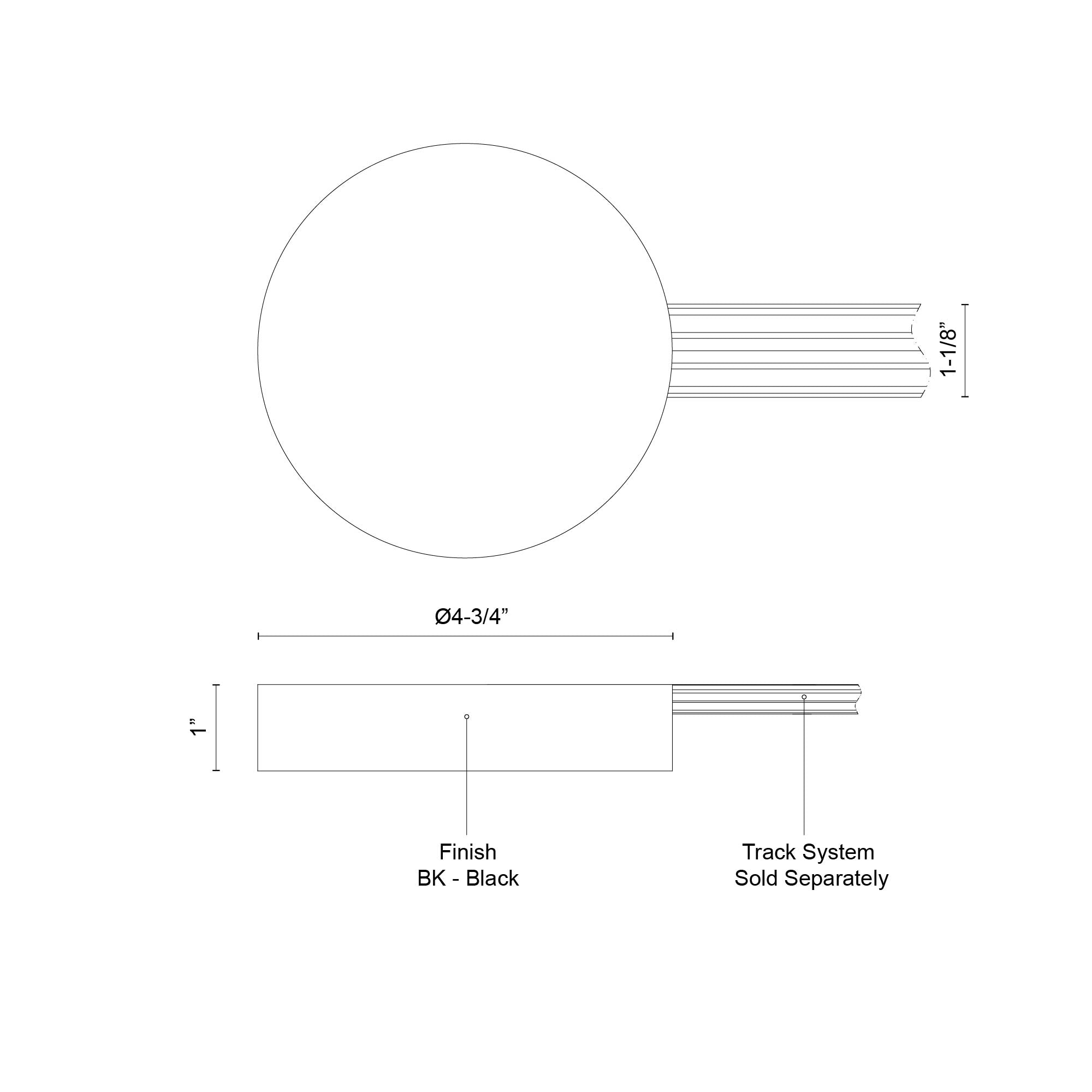 Specification Banner Trilo Track End Feed Canopy