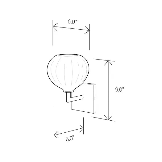 Specification Banner Urchin Elbow Sconce