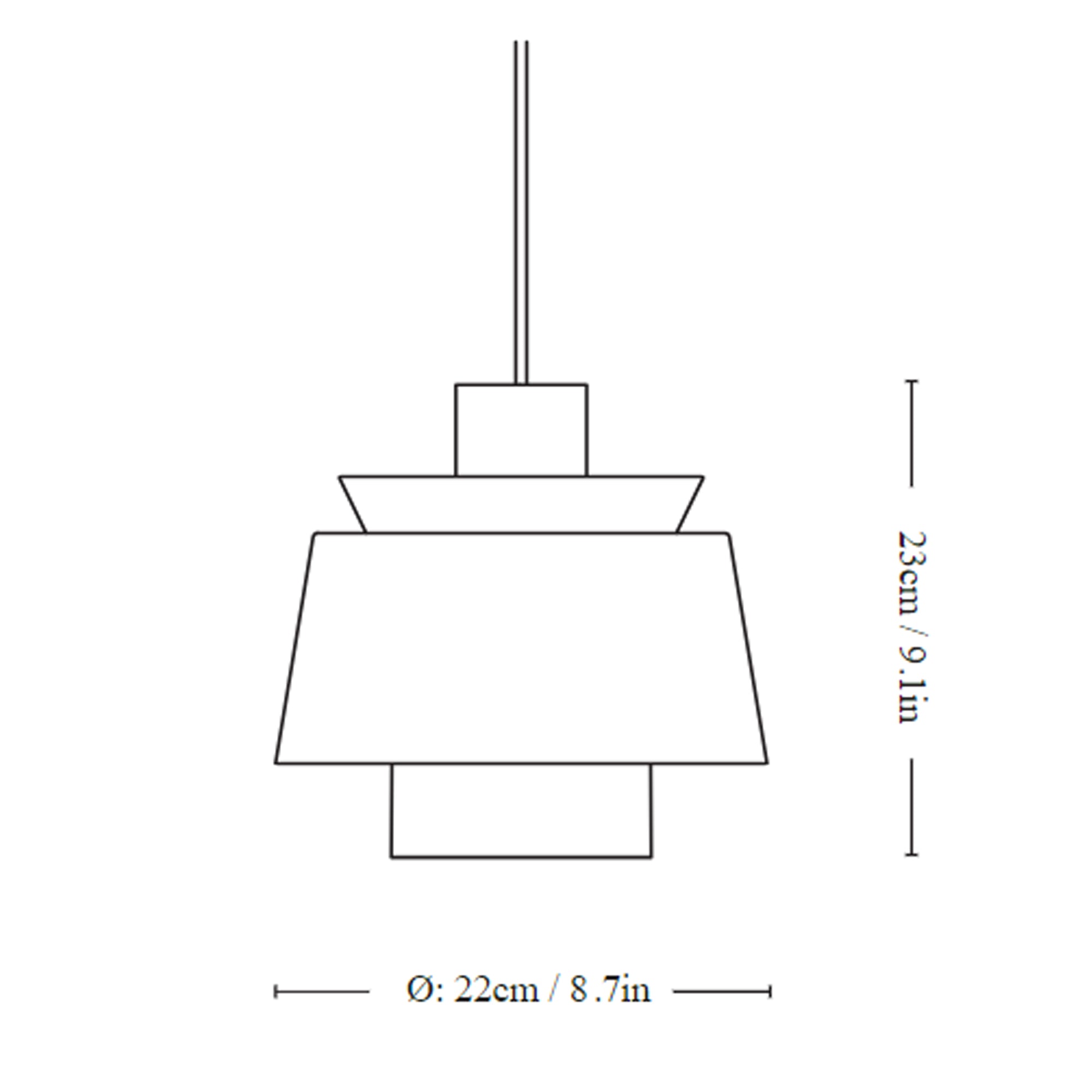 Specification Banner Utzon Pendant