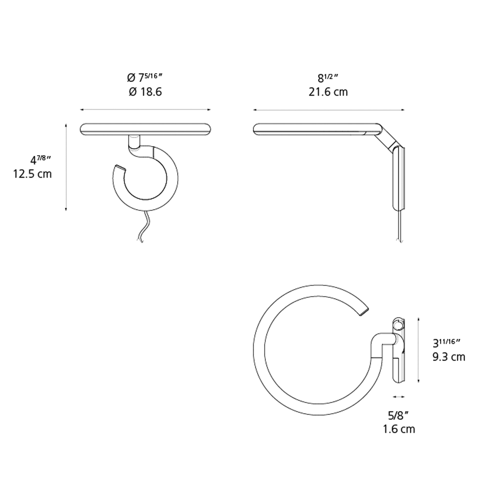 Specification Banner Vine Wall Light - Small