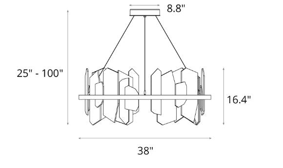 Specification Banner Volterra Circular Chandelier