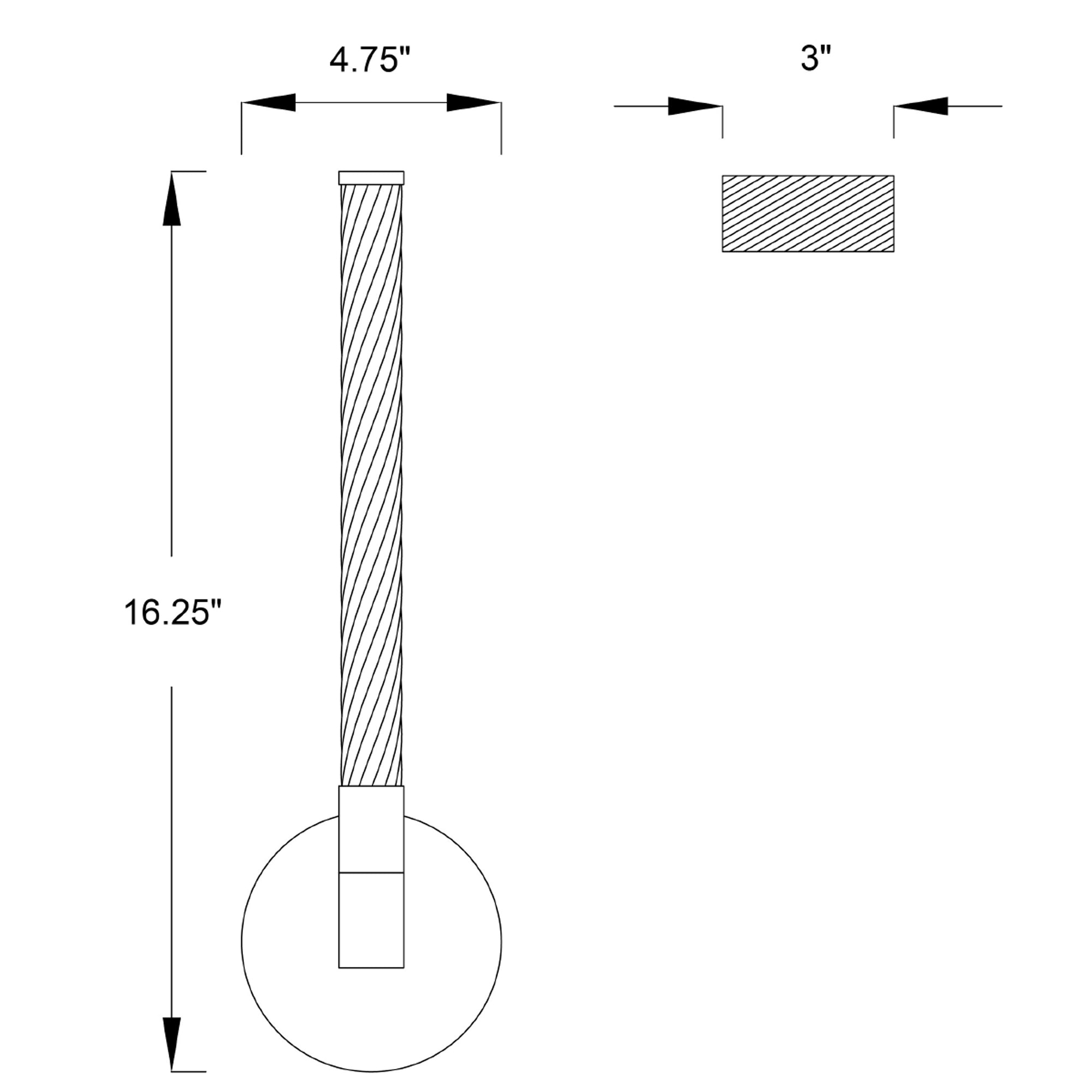 Specification Banner Volterra LED Wall Light