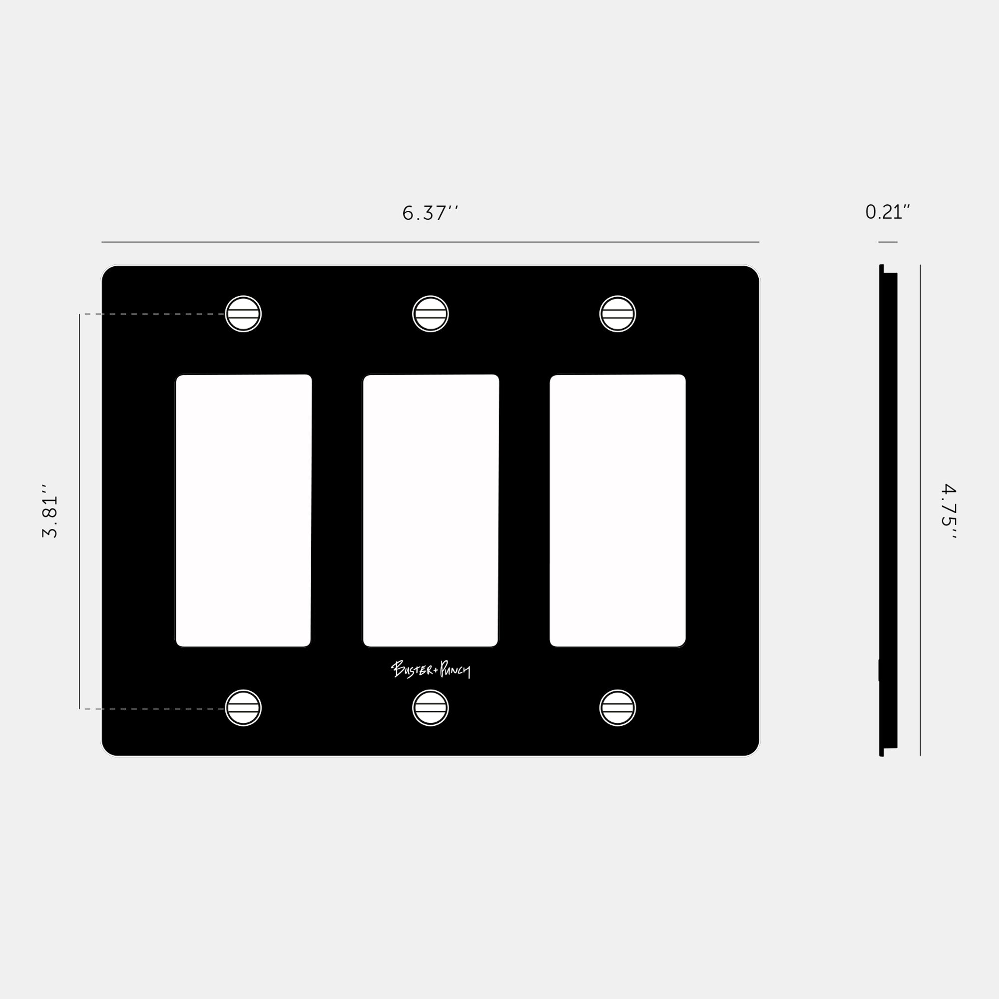 Specification Banner - Wall Plate/Metal - 3G