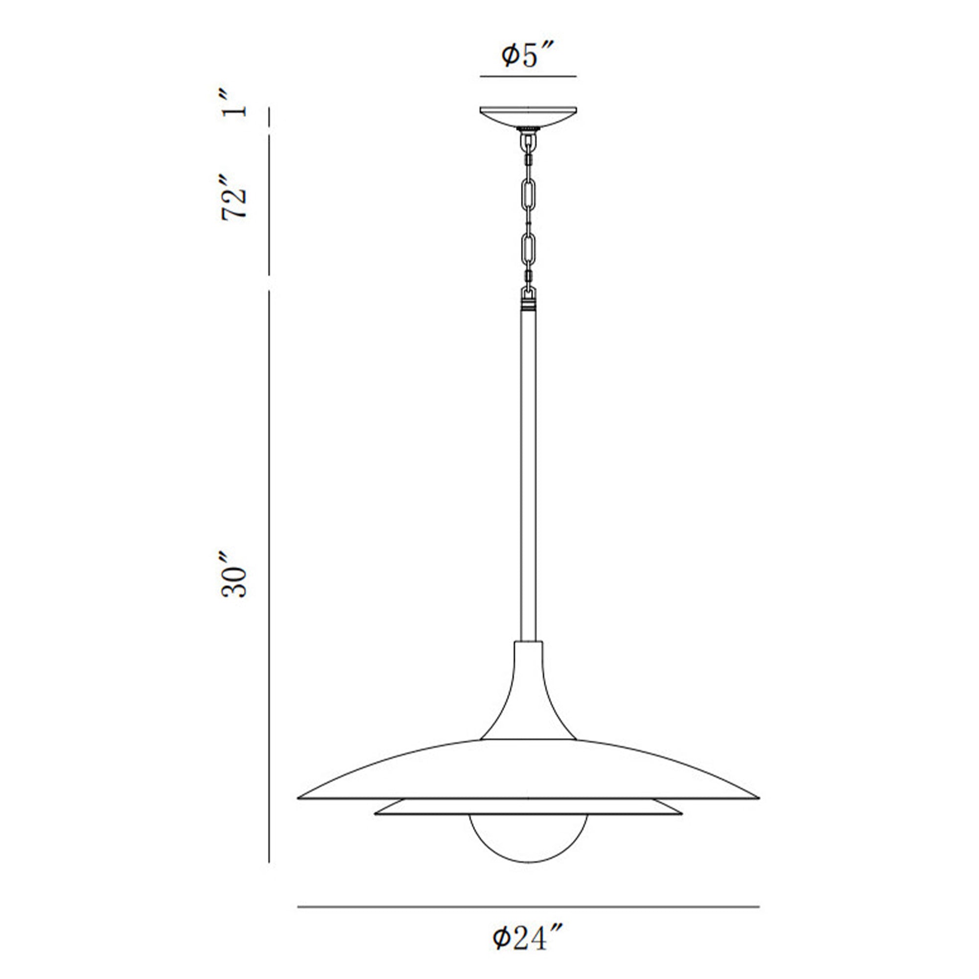 Welsh Pendant Light Specifications Banner - Medium