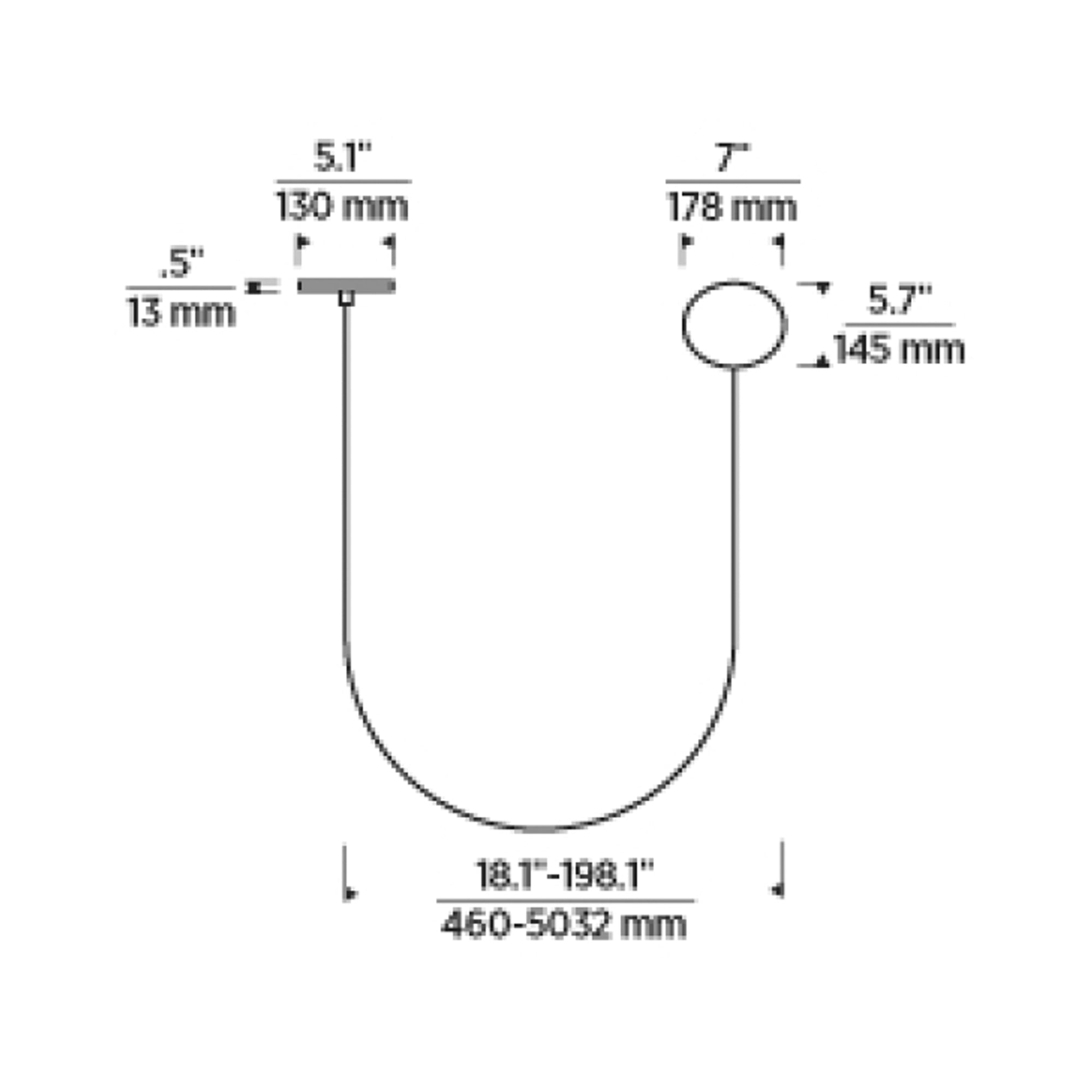 Specification Banner Helium Chandelier Small 1 Light