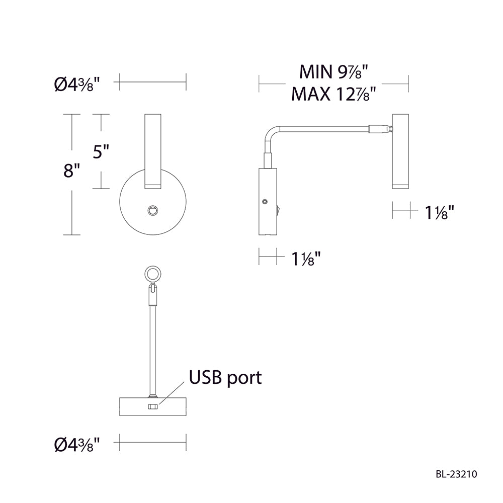 Sprig Swing Arm Specifications