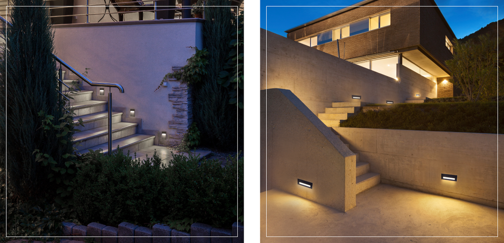 Wall and Step Recessed Lighting | Casa Di Luce