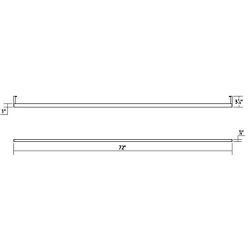 Thin-Line Indirect LED Wall Bar 72