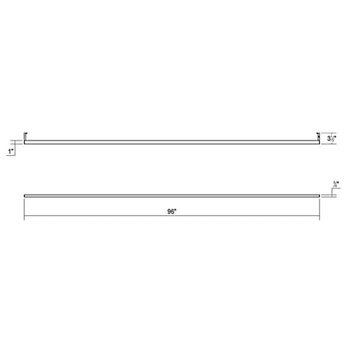 Thin-Line Indirect LED Wall Bar 96
