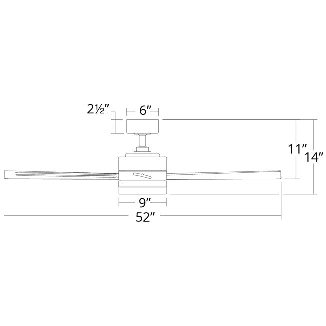 Wynd 52 Ceiling Fan with Light