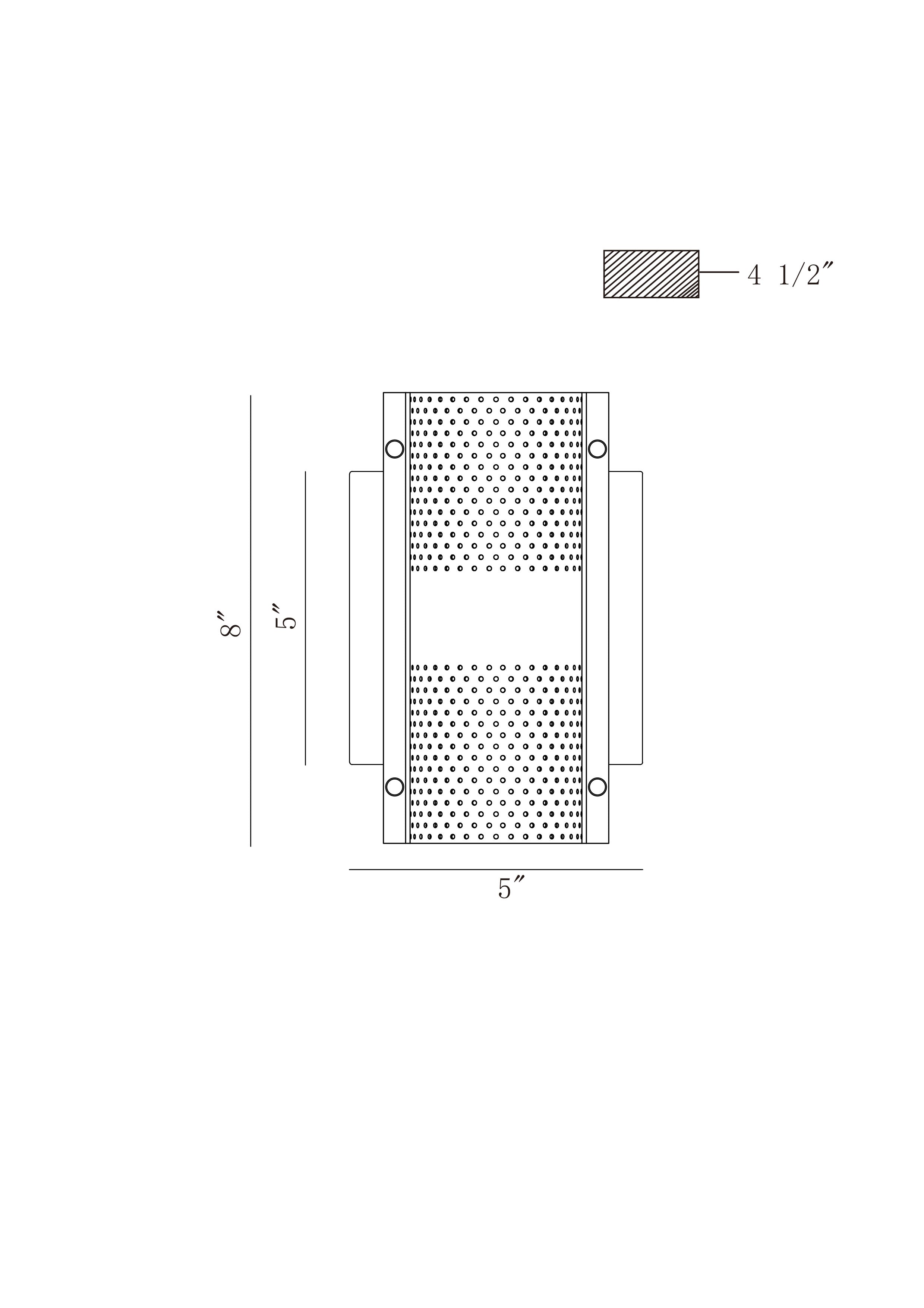 Westcliffe Outdoor Wall Sconce Specifications - Small