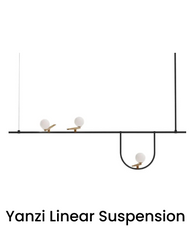 Yanzi Linear Suspension by Artemide