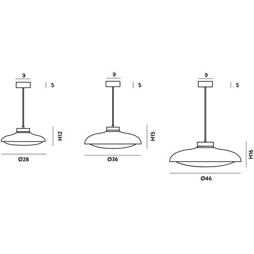 Fiji Suspension Light by Cangini & Tucci