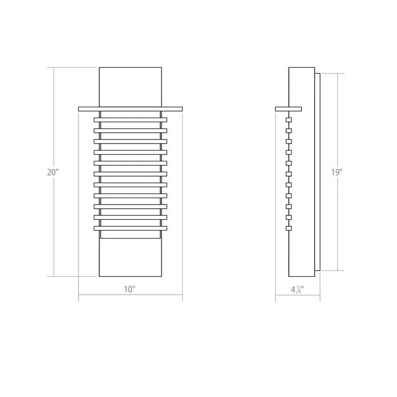 Kengo Indoor-Outdoor Wall Light: Small