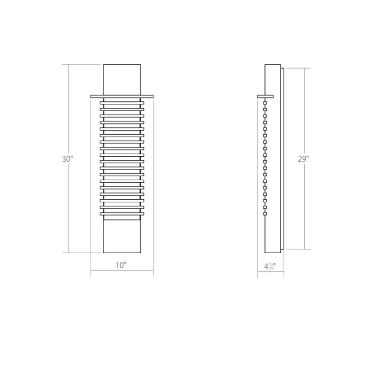 Kengo Indoor-Outdoor Wall Light: Large