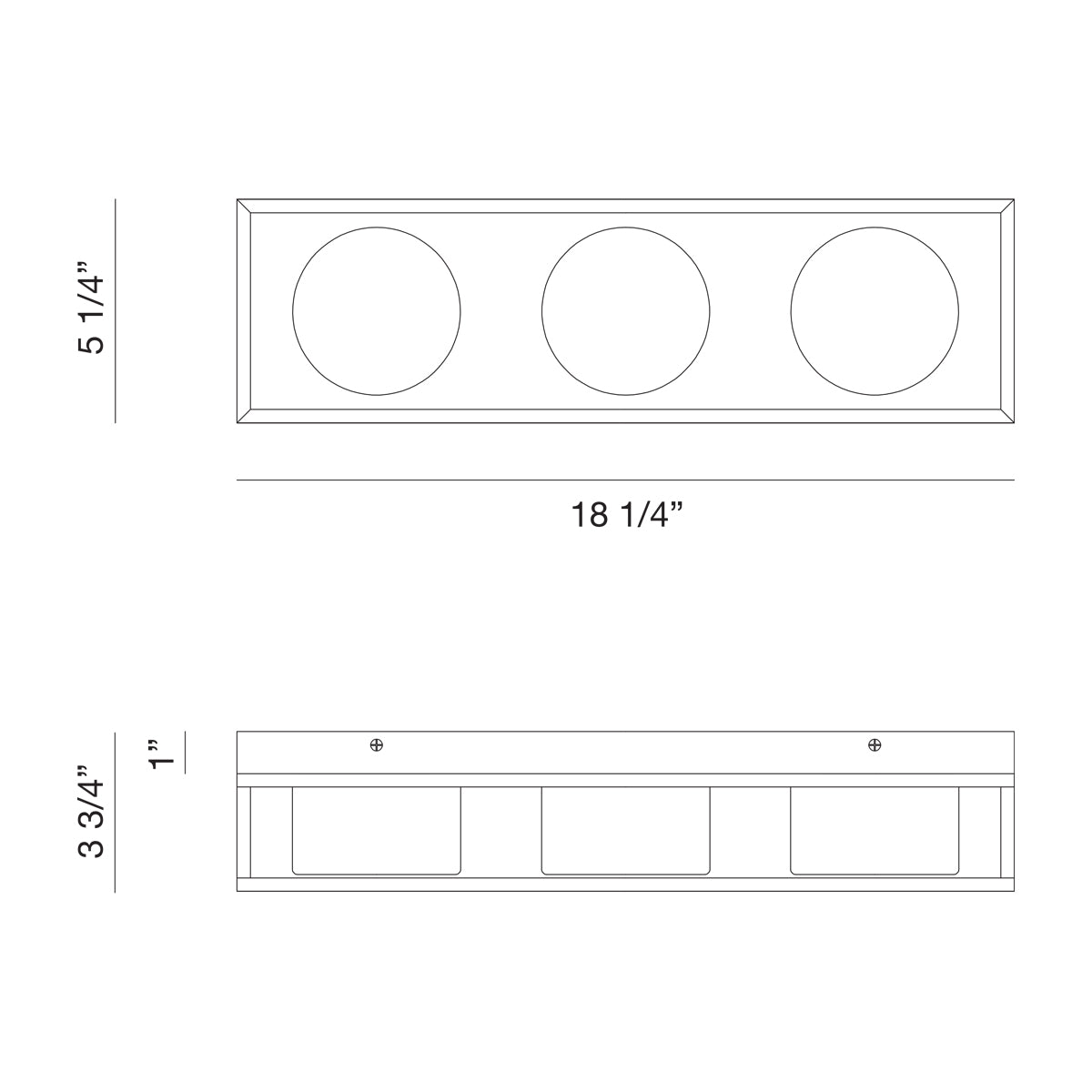 Rover Vanity Light: Small