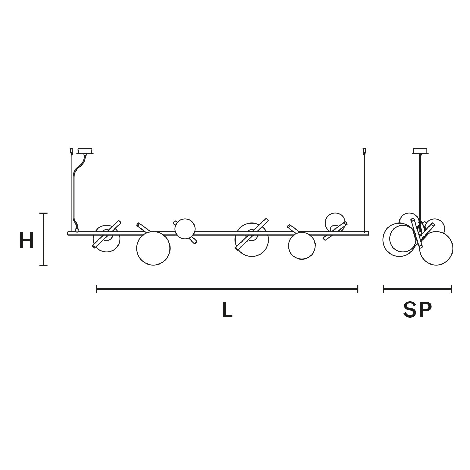 Posy Linear Suspension: Large