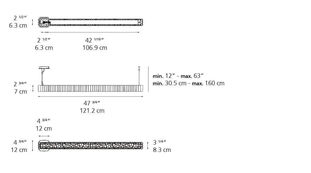 Calipso Linear Suspension: Medium