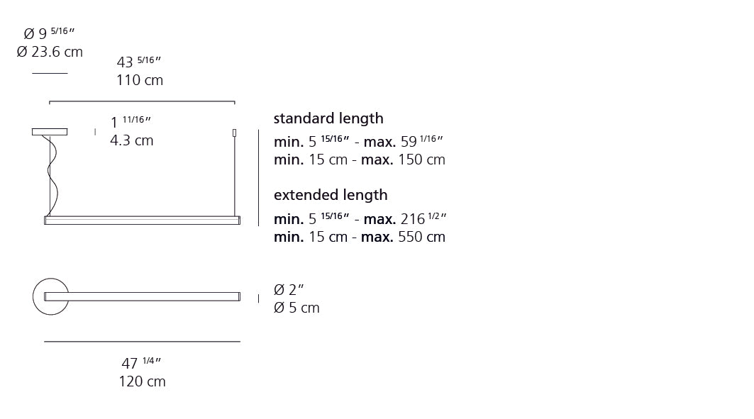 Alphabet Linear Suspension: Small