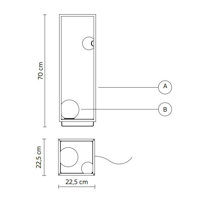 Atmosphere Floor Lamp: Small