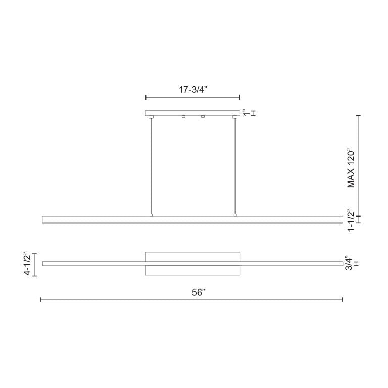 Vega Linear Suspension: Large