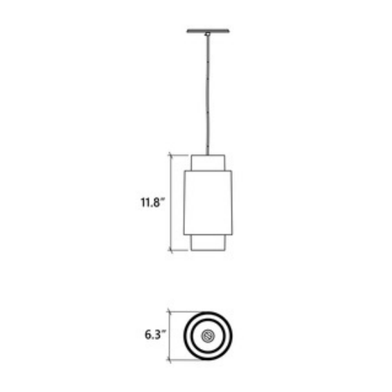 Cilindrica Pendant: Small