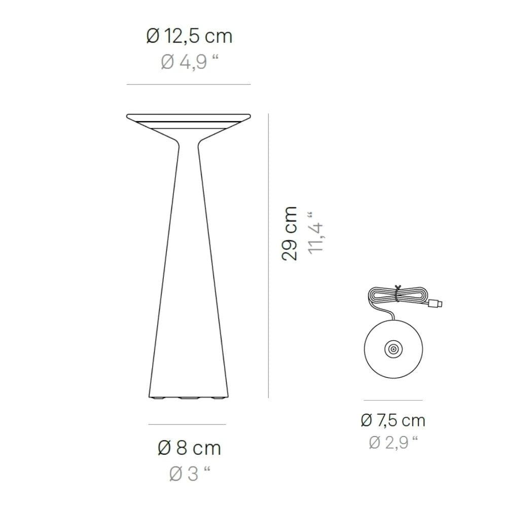 Dama Battery Operated Table Lamp