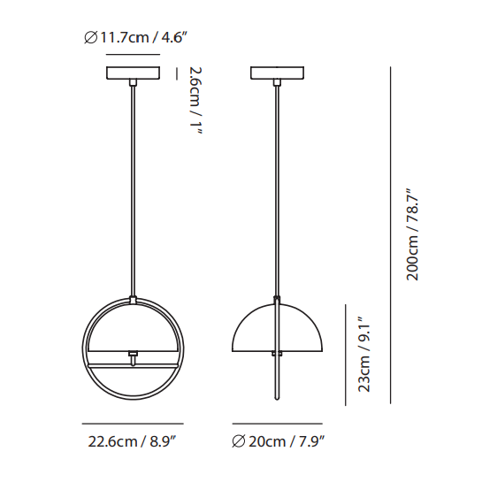 Huan Pendant: Small