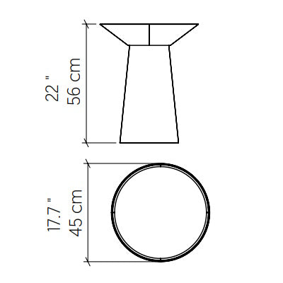 Conica Side Table: Large