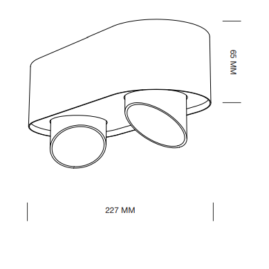 Shuffle Recessed Light: Surface