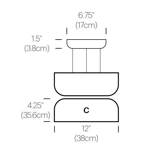  Totem Up and Down Pendant Shade C