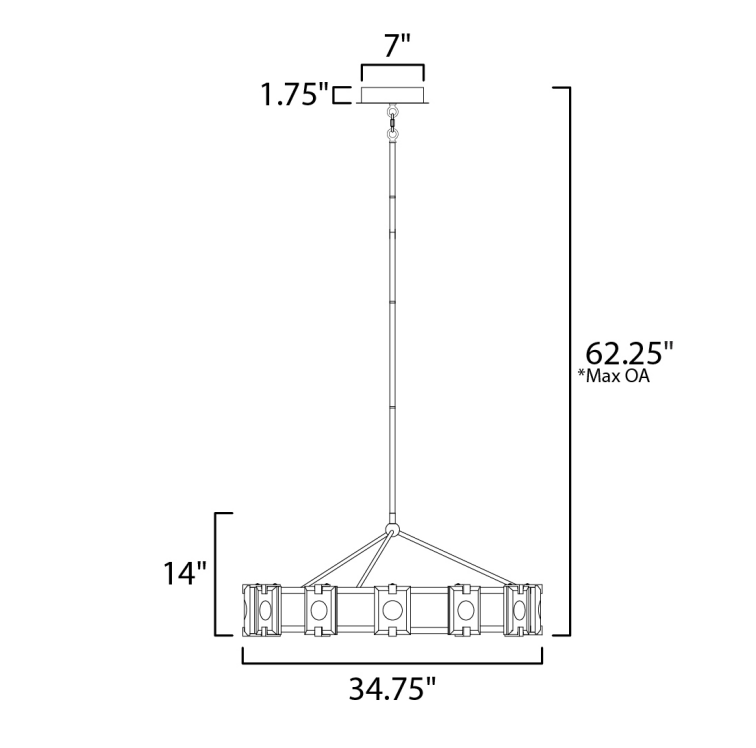 Radiant Chandelier Medium