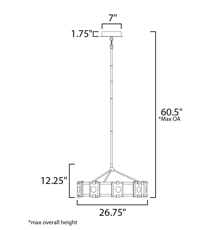 Radiant Chandelier Small