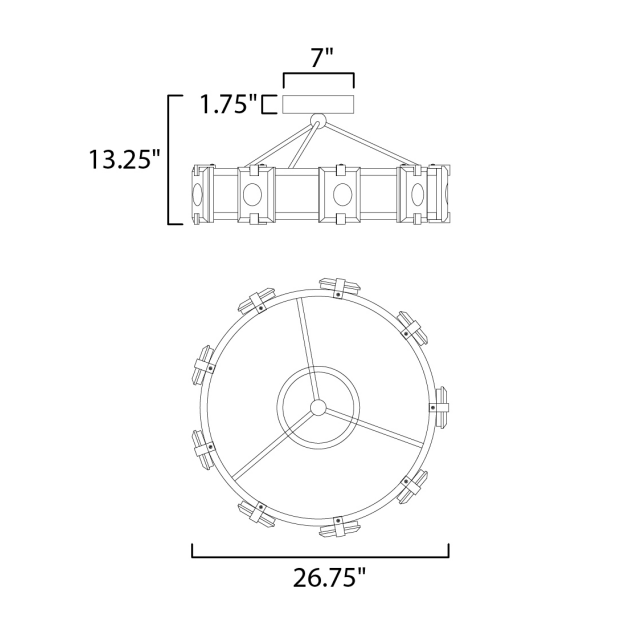 Radiant Flush Mount