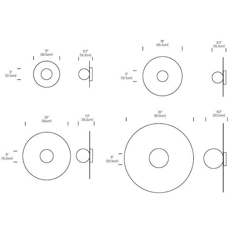 Bola Disc Flush Mount