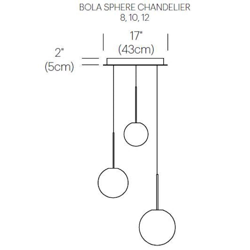 Bola Sphere Option 3 Chandelier