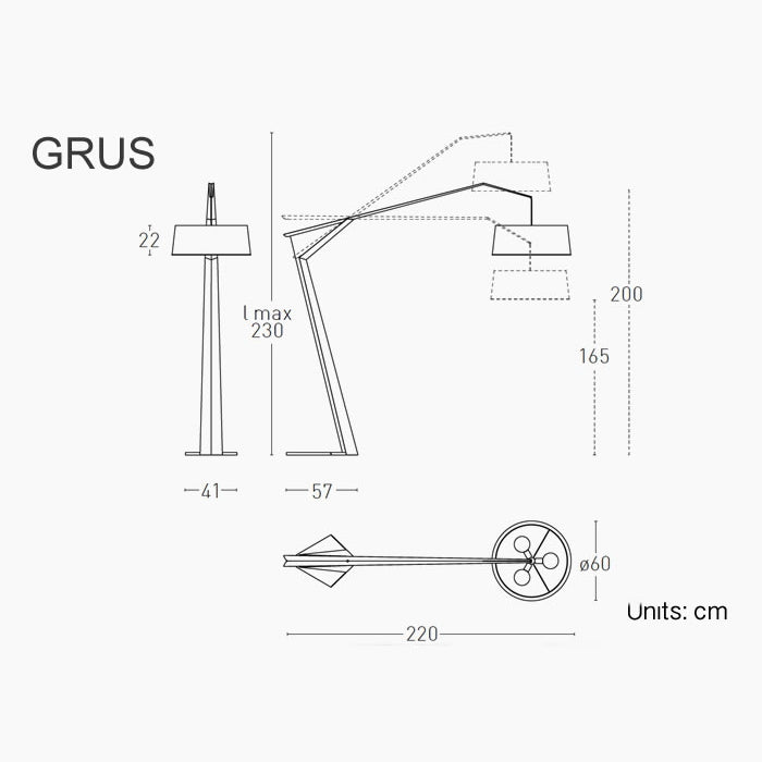 Grus Floor Lamp