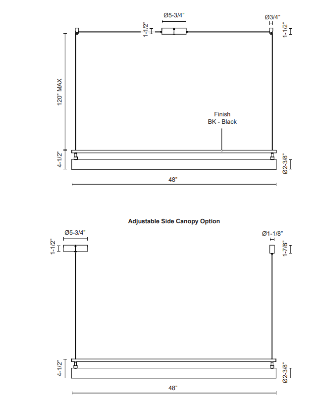 Gramercy LED Linear Chandelier: Large