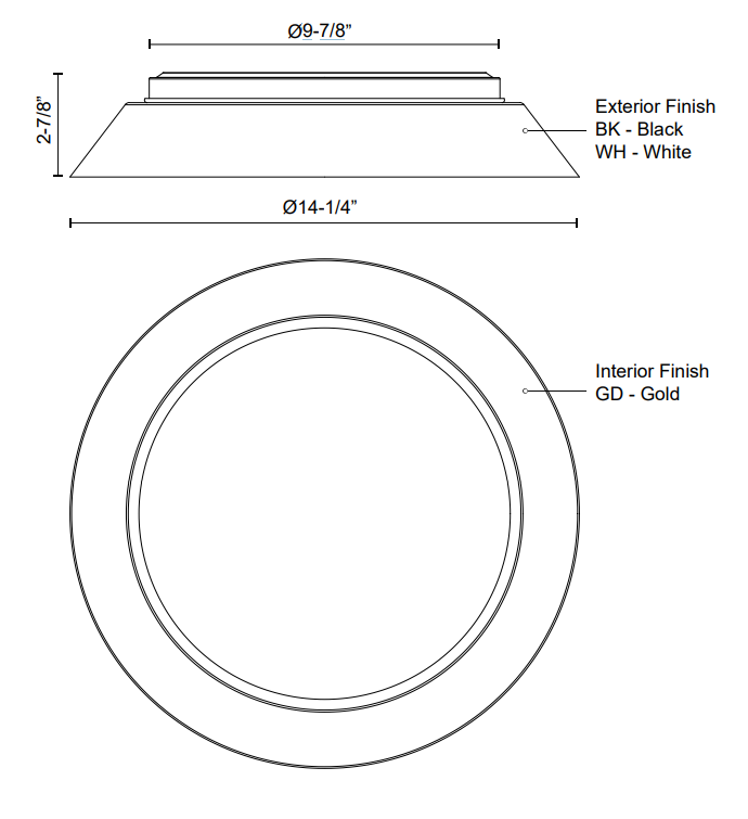 Jasper LED Flush Mount: Small